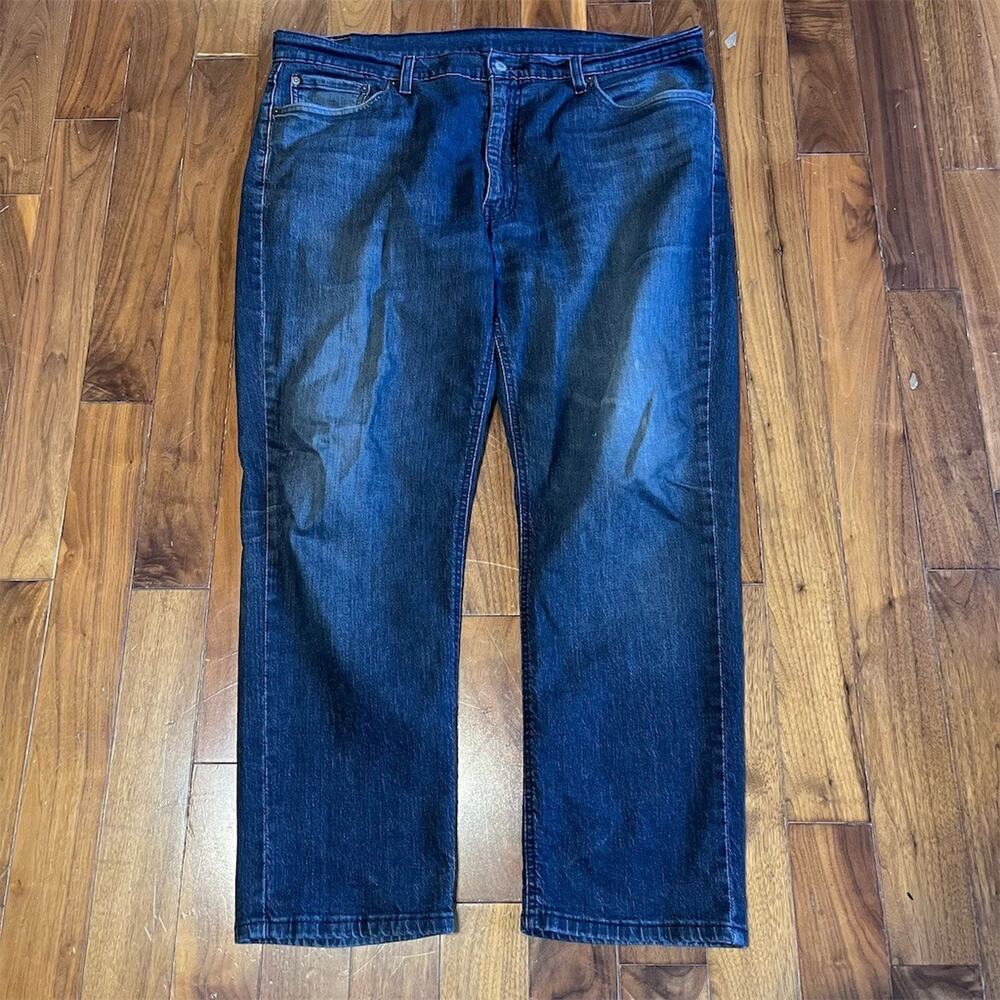 Levi's 541 Jeans Mens W40 L30 Dark Wash Straight Fit 5-Pocket Blue